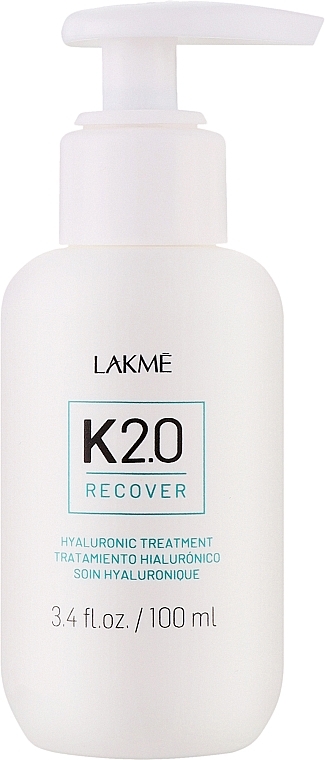 Восстанавливающая гиалуроновая маска для волос - Lakme K2.0 Recover Hyaluronic Treatment — фото N1