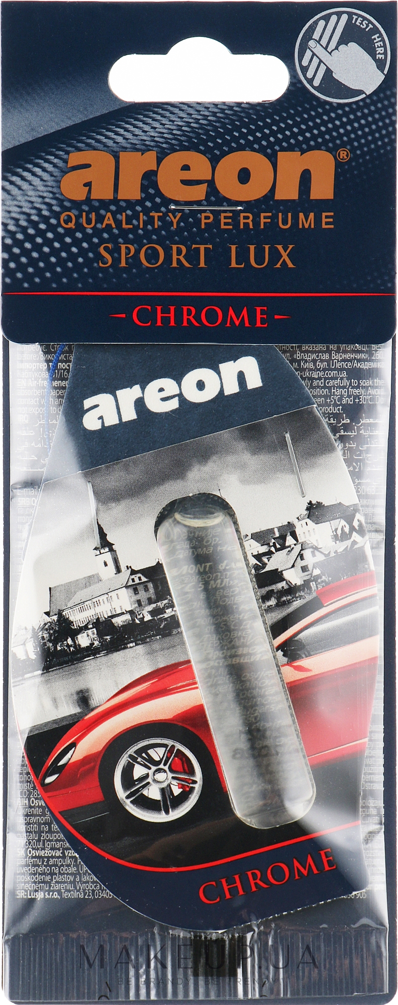 Ароматизатор для автомобиля - Areon Sport Lux Chrome — фото 5ml
