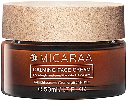 Духи, Парфюмерия, косметика Успокаивающий крем для лица - Micaraa Calming Face Cream Bio Aloe Vera