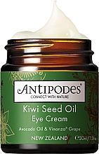 Парфумерія, косметика Крем для шкіри навколо очей з олією насіння ківі - Antipodes Kiwi Seed Oil Eye Cream