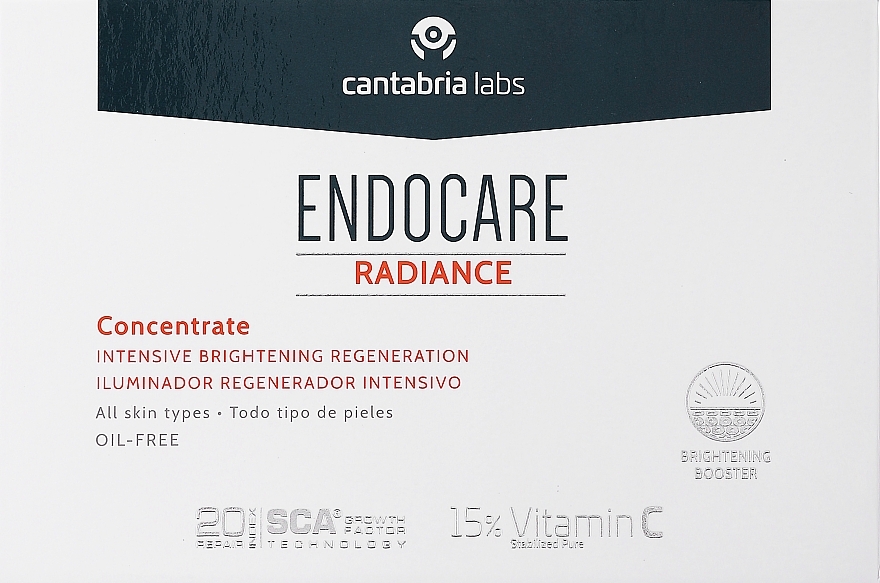 Регенерувальний омолоджувальний концентрат для обличчя з вітаміном С - Cantabria Labs Endocare C Pure Concentrate — фото N1