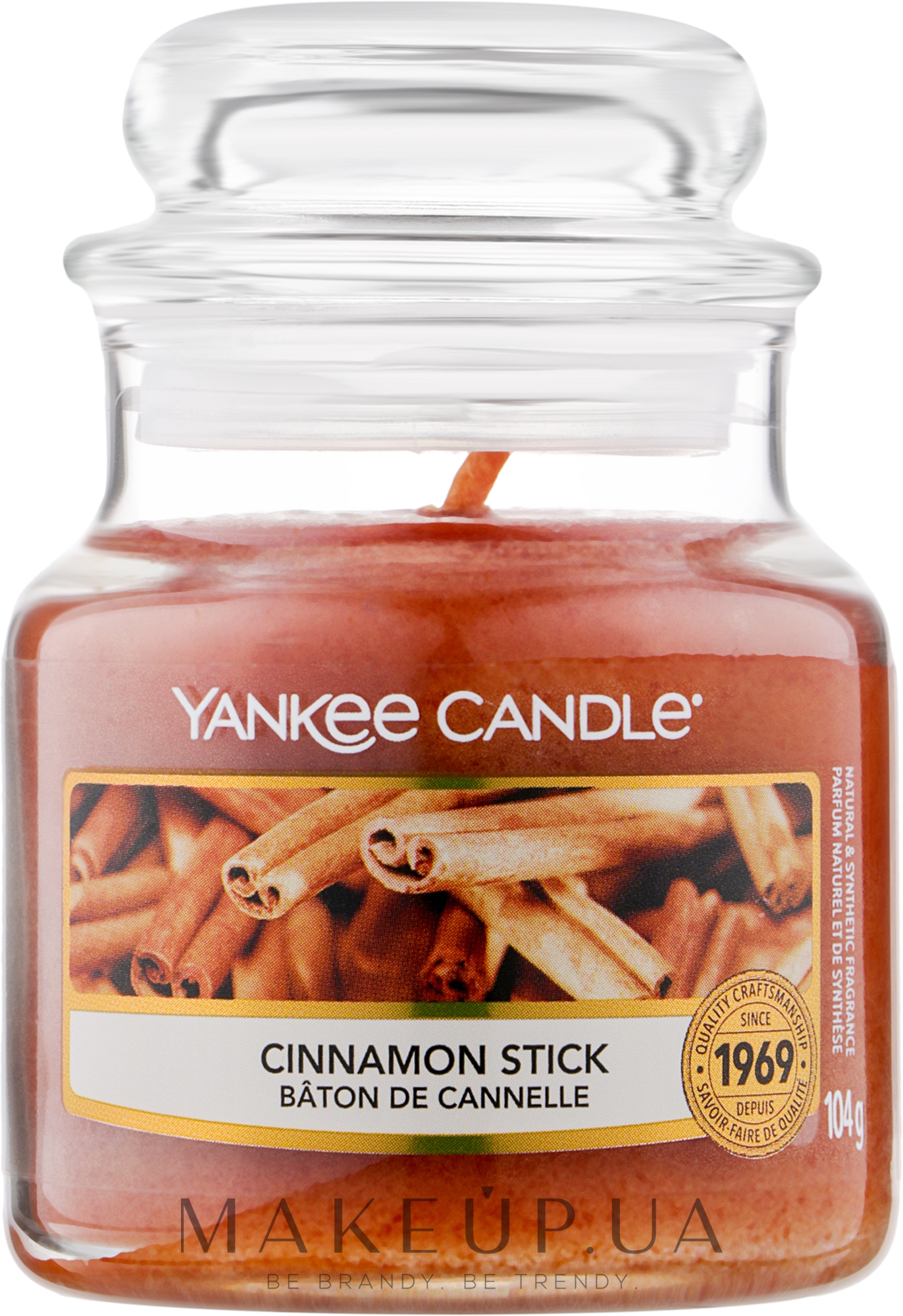 Ароматическая свеча "Палочки корицы" в банке - Yankee Candle Cinnamon Stick — фото 104g