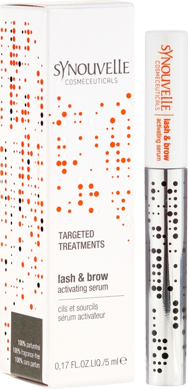 Сыворотка для ресниц и бровей - Synouvelle Cosmectics Targeted Treatments Lash & Brow Activating Serum — фото N1