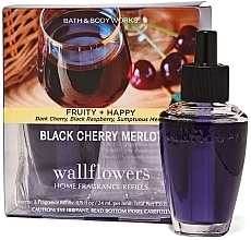 Духи, Парфюмерия, косметика Bath and Body Works Black Cherry Merlot Fruity + Happy - Набор сменных блок для аромадиффузора (home/frag/2x24ml)