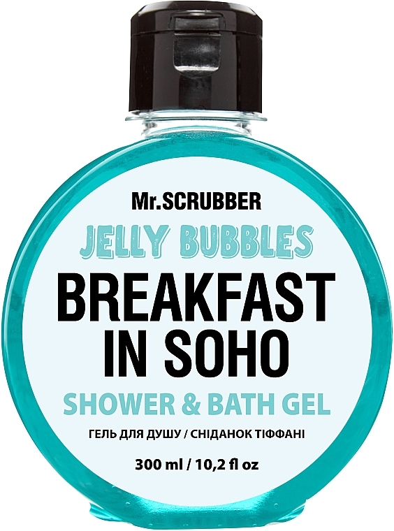 Гель для душу - Mr.Scrubber Jelly Bubbles Breakfast In Soho Shower & Bath Gel — фото N1