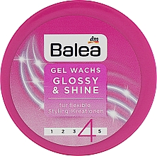 Парфумерія, косметика Гель-віск для волосся №4 - Balea Gel Wachs Glossy & Shine №4