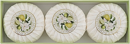 Набор натурального мыла "Бергамот и Гардения" - Saponificio Artigianale Fiorentino Bergamot & Gardenia — фото N2
