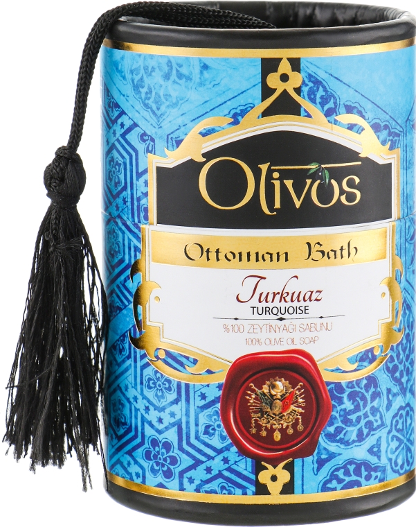 Набор натурального оливкового мыла "Бирюза" - Olivos Perfumes Ottaman Bath Turquosi (soap/2 х 100 g)
