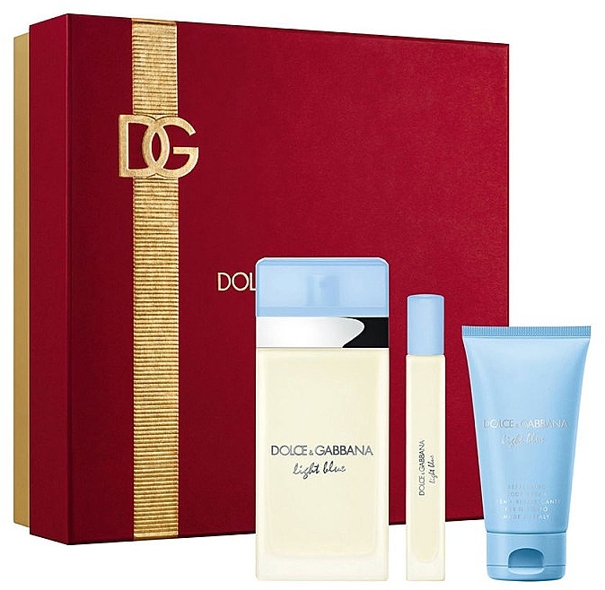 Dolce & Gabbana Light Blue - Набір (edt/200ml + edt/25ml) — фото N1