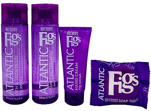 Набір - Mades Cosmetics Body Resort Atlantic Figs (sh/gel/250ml + shm/250ml + h/cr/100ml + soap/50g) — фото N2