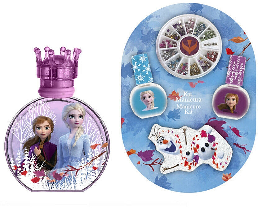 Air-Val International Disney Frozen II - Набор (edt/100ml + manicure/kit) — фото N1