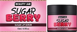 УЦЕНКА Сахарный скраб для губ "Sugar Berry" - Beauty Jar Sugar Berry Lip Scrub * — фото N2