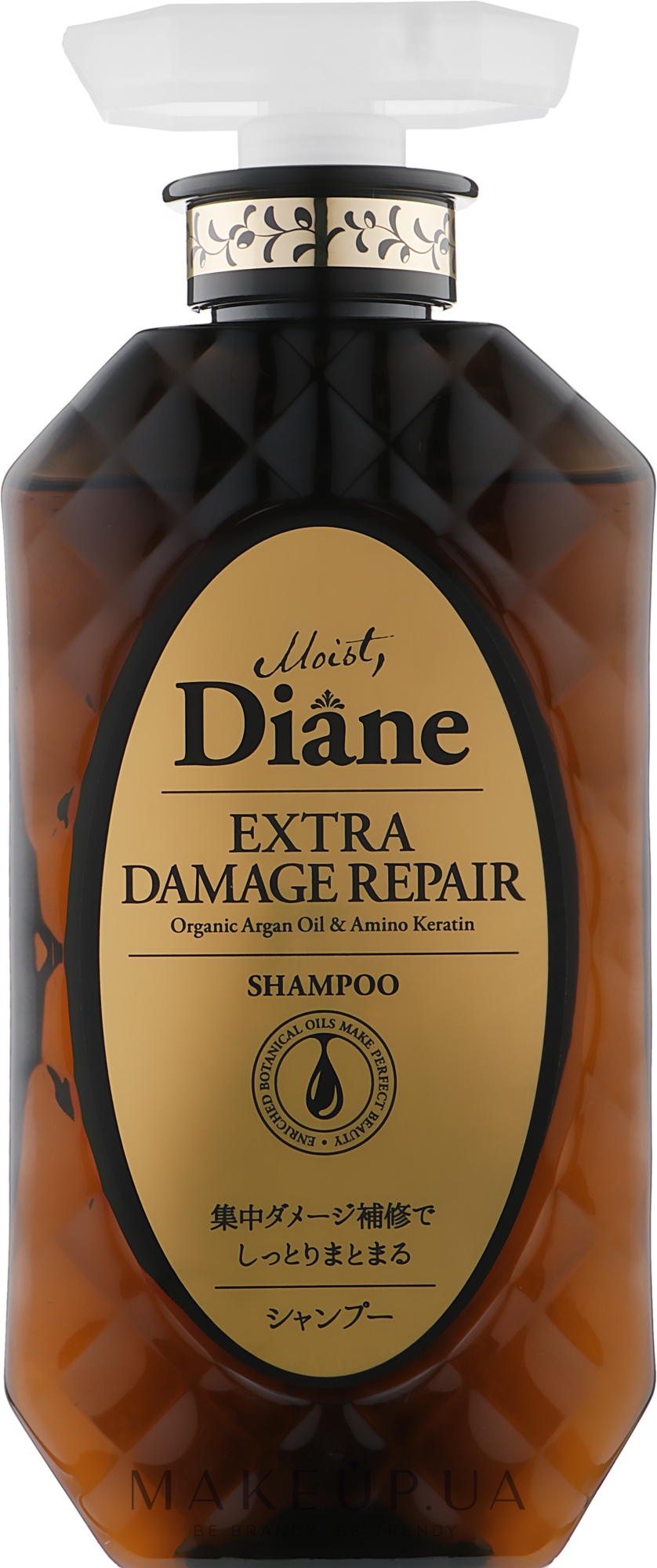 Шампунь кератиновий для волосся "Відновлення" - Moist Diane Perfect Beauty Extra Damage Repair Shampoo — фото 450ml