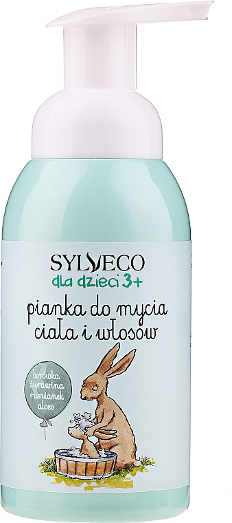 Пенка для мытья тела и волос с ароматом черники - Sylveco — фото N1