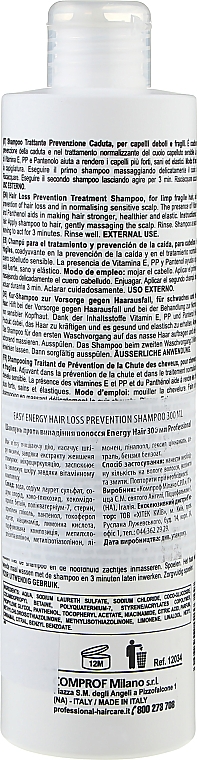 Шампунь против выпадения волос - Professional Energy Hair Shampoo — фото N2