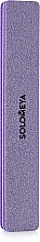 Парфумерія, косметика Буфер-шліфувальник, фіолетовий - Solomeya Square Square Sanding Sponge #80/80, Violet