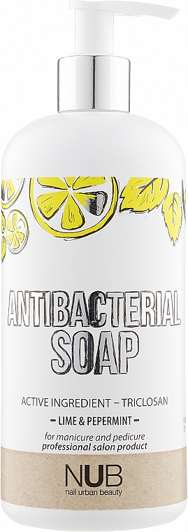 Антибактеріальне мило - NUB Antibacterial Soap Lime & Peppermint — фото N1