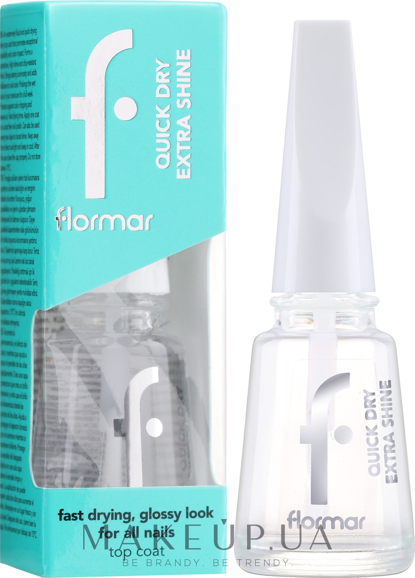 Сушка для ногтей - Flormar Nail Care Quick Dry Extra Shine — фото 11ml