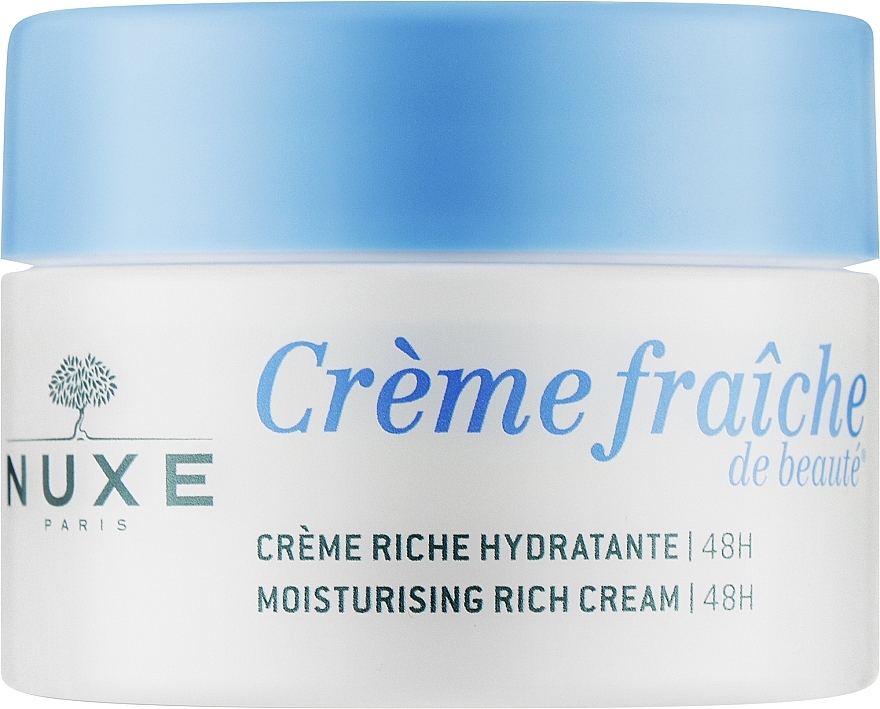 Насичений крем для сухої шкіри обличчя - Nuxe Creme Fraiche De Beaute Moisturising Rich Cream 48H — фото N2