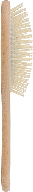 Расческа для волос на резиновой подушке с пластиковыми зубчиками, 11 рядов, светлая - Gorgol — фото N2