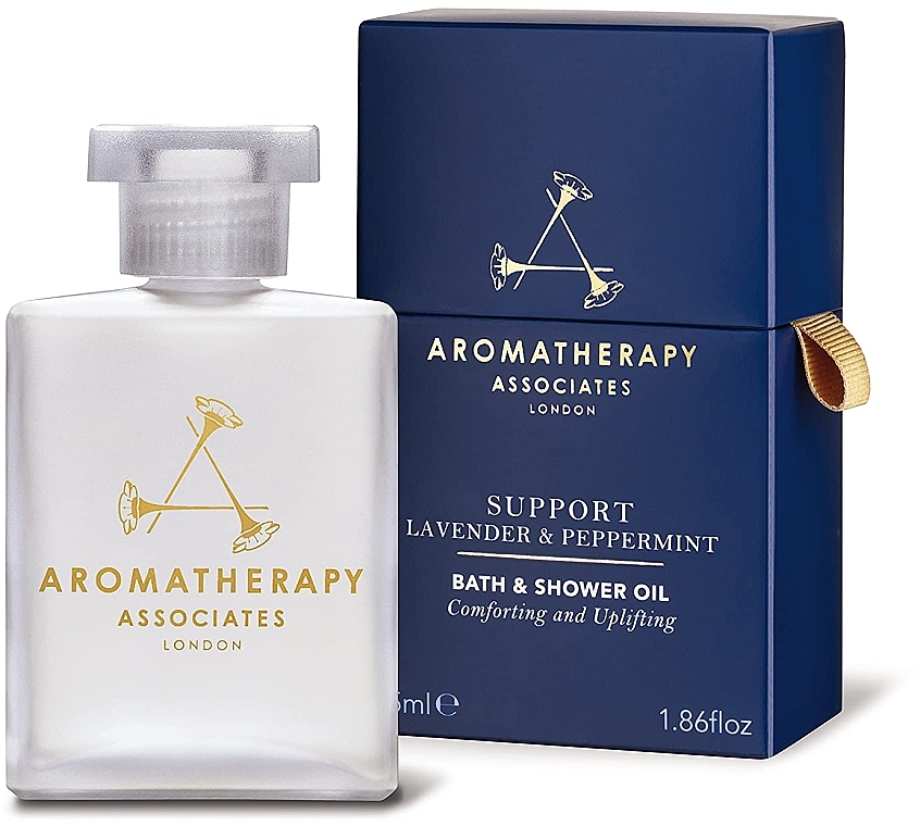 Олія для ванни й душу з лавандою і м'ятою - Aromatherapy Associates Support Lavender & Peppermint Bath & Shower Oil — фото N1