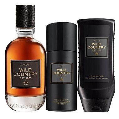 Avon Wild Country - Набор (edt/75ml + s/g/250ml + deo/150ml)