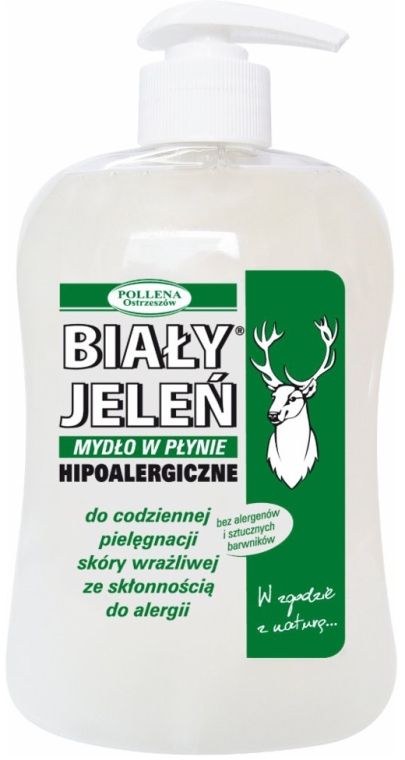 Гипоаллергенное жидкое мыло - Bialy Jelen Hypoallergenic Soap — фото N1