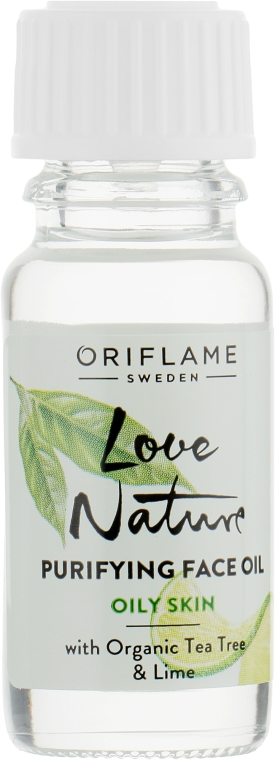 Очищувальна олія з органічним чайним деревом і лаймом - Oriflame Love Nature Purifyng Face Oil — фото N2