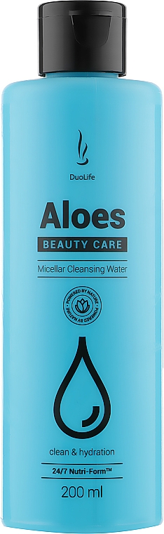 Мицеллярная вода с алоэ для демакияжа - DuoLife Aloes Beauty Care Micellar Cleansing Water