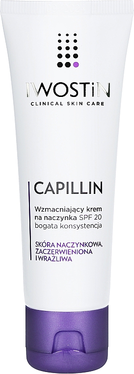 Укрепляющий крем для сосудов, усиленного действия - Iwostin Capillin Cappilaries Reinforcing Cream SPF20 — фото N1