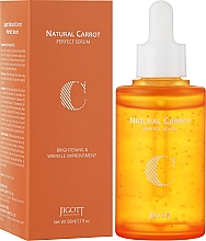 Живильна сироватка для обличчя з олією насіння моркви - Jigott Natural Carrot Perfect Serum — фото N2