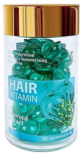 Вітаміни для волосся з екстрактом Морських водоростей - LeNika — фото N3