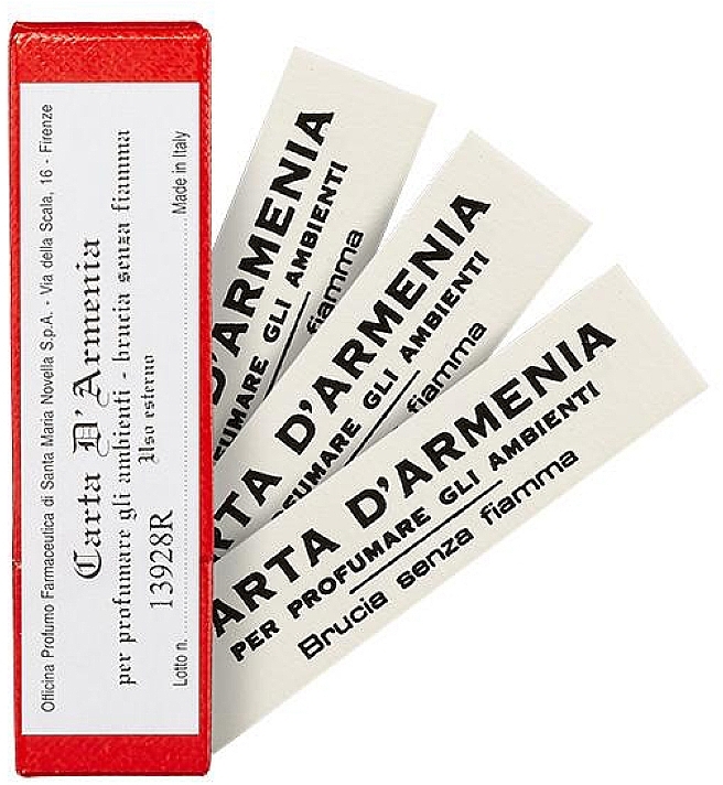 Благовония "Армянская бумага", 18 листов - Santa Maria Novella Carta d'Armenia — фото N2