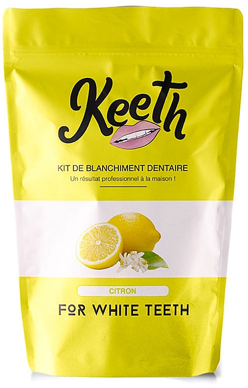 Набір для відбілювання зубів "Лимон" - Keeth Lemon Teeth Whitening Kit — фото N3