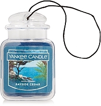 Духи, Парфюмерия, косметика Ароматизатор автомобильный - Yankee Candle Car Jar Bayside Cedar