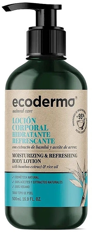 Лосьйон для тіла "Зволоження та освіження" - Ecoderma Moisturizing & Refreshing Body Lotion — фото N1