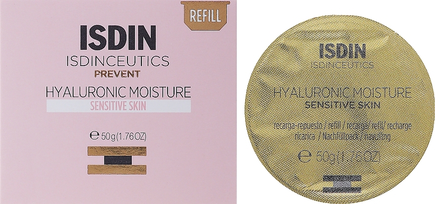 Крем для чувствительной кожи - Isdin Isdinceutics Hyaluronic Moisture(рефилл) — фото N2
