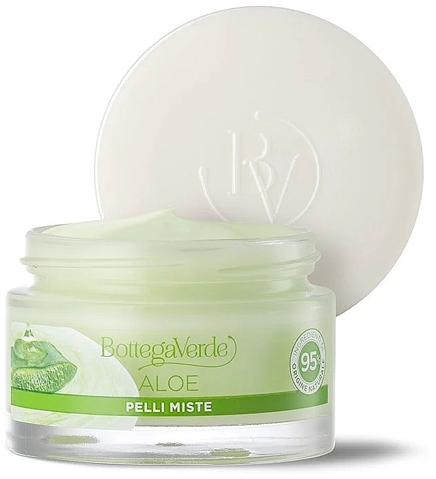 Крем-гель для лица - Bottega Verde Aloe 24H Face Cream Gel — фото N1