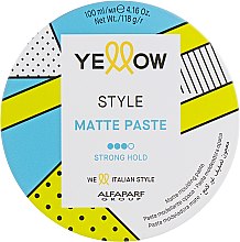 Матувальна паста для волосся - Alfaparf Yellow Style Matte Paste — фото N1