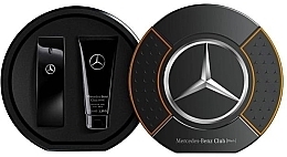 Духи, Парфюмерия, косметика Mercedes-Benz Mercedes-Benz Club Black - Набор (edt/100ml + sh/gel/100ml)