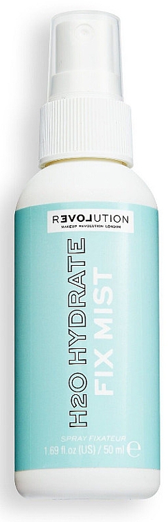 Зволожувальний спрей для фіксації макіяжу - Relove By Revolution H2O Hydrate Fix Mist — фото N1