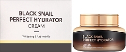 Зволожуючий крем для обличчя з екстрактом муцину чорного равлика - Eshumi Black Snail Perfect Hydrator Cream — фото N2