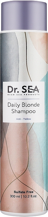 Шампунь для нейтрализации желтизны волос - Dr.Sea Daily Blonde Shampoo — фото N1