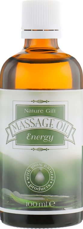 Масло для массажа "Энергия" - Bulgarian Rose Nature Gift Massage Oil Energy