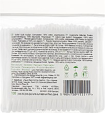 Ватные палочки в полиэтиленовой упаковке, 100шт - Ecotton Cotton Buds — фото N2