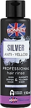 УЦІНКА Ополіскувач для волосся - Ronney Professional Blue Platinum Hair Rinse Silver * — фото N1