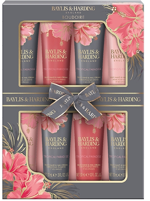 Набор, 8 продуктов - Baylis & Harding Boudoire Tropical Paradise Especially For Her Hand Treats Gift Set — фото N1