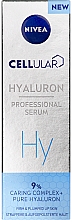 Зволожувальна сироватка з гіалуроновою кислотою - NIVEA Cellular Hyaluron Professional Serum — фото N2