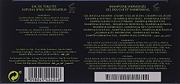Trussardi Riflesso Blue Vibe Gift Pack - Набор (edt/50ml + sh/gel/100ml) — фото N2