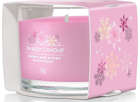 Ароматическая мини-свеча в стакане - Yankee Candle Snowflake Kisses Filled Votive — фото N2